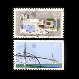 Набор марок EUROPA - Современная архитектура, Германия, 1987 год (полный комплект)